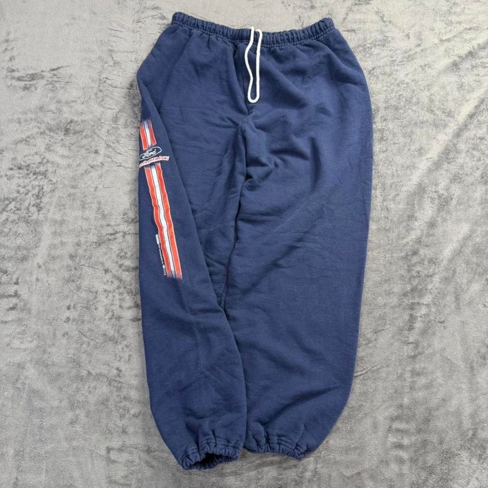 Vintage Ford Sweatpamts Mens Large Navy Blue